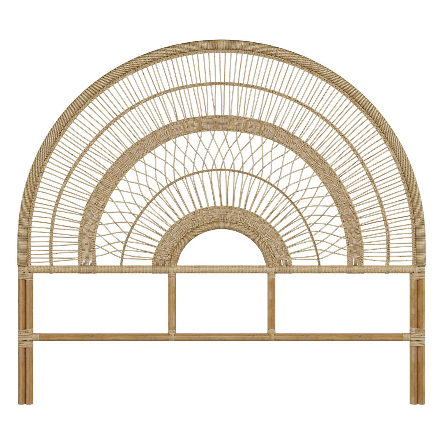Tête de lit en rotin naturel 140 cm - Astéria