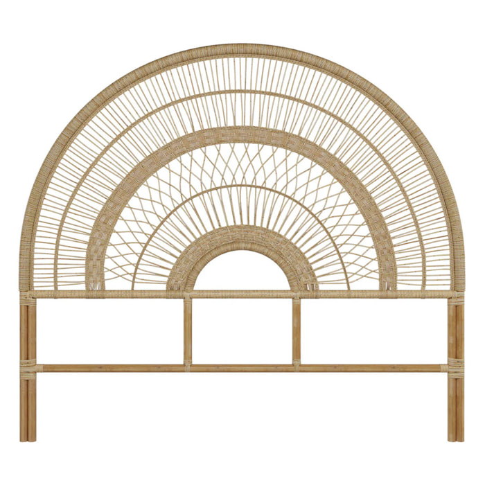 Tête de lit en rotin naturel 140 cm - Astéria