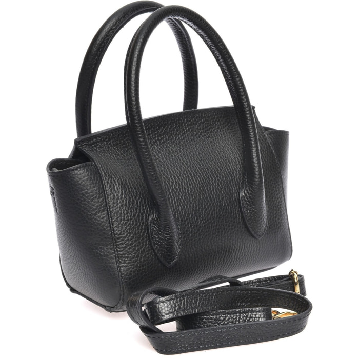 Borsa a spalla Anna Luchini Nero