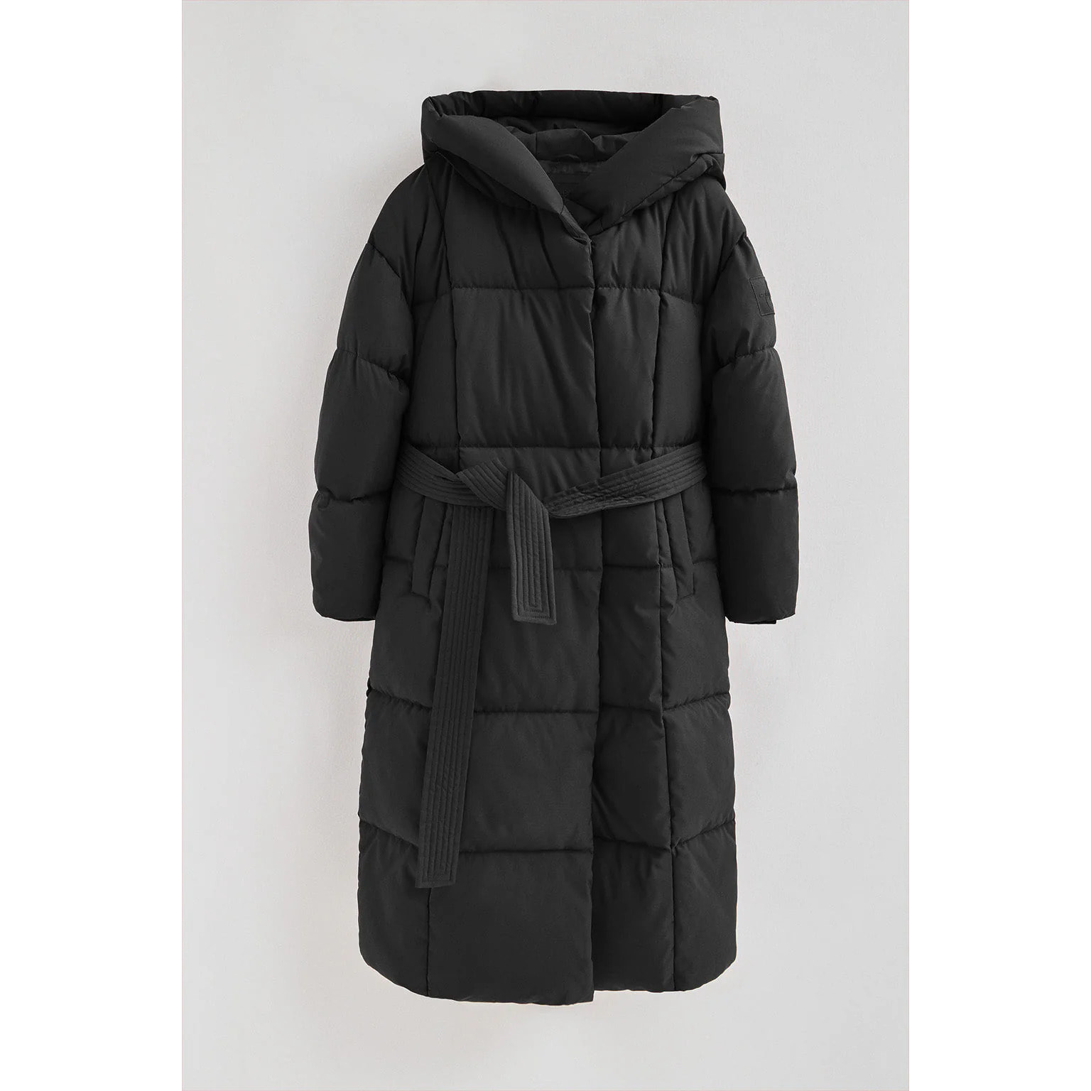 Abrigo Guada Long negro con logo Polo Club