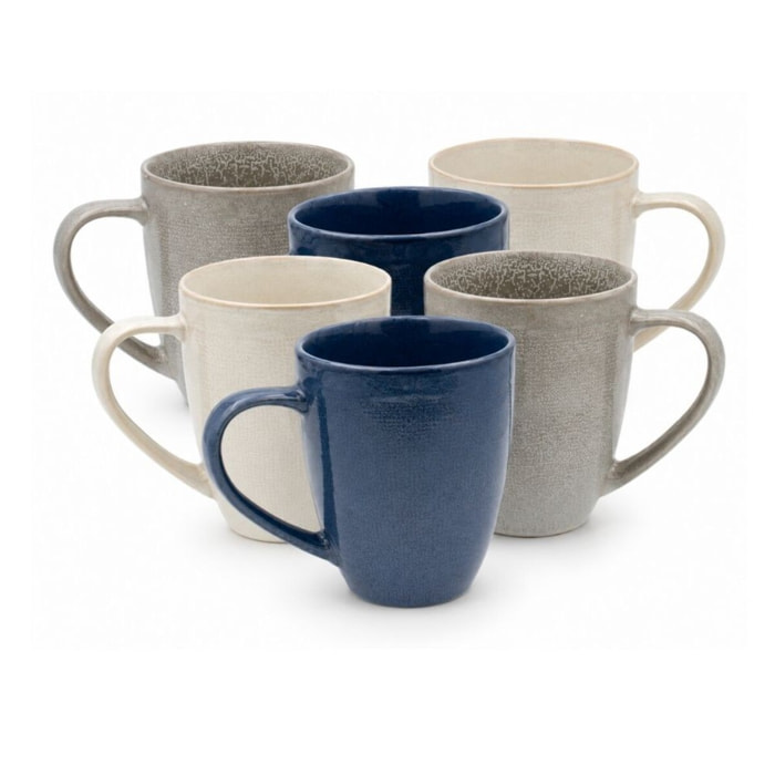 Lot de 6 mugs, OIA
