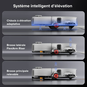 Robot Aspirateur Laveur ROBOROCK Saros 10 blanc