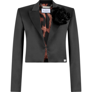 PHILIPP PLEIN Satin Bolero Flower