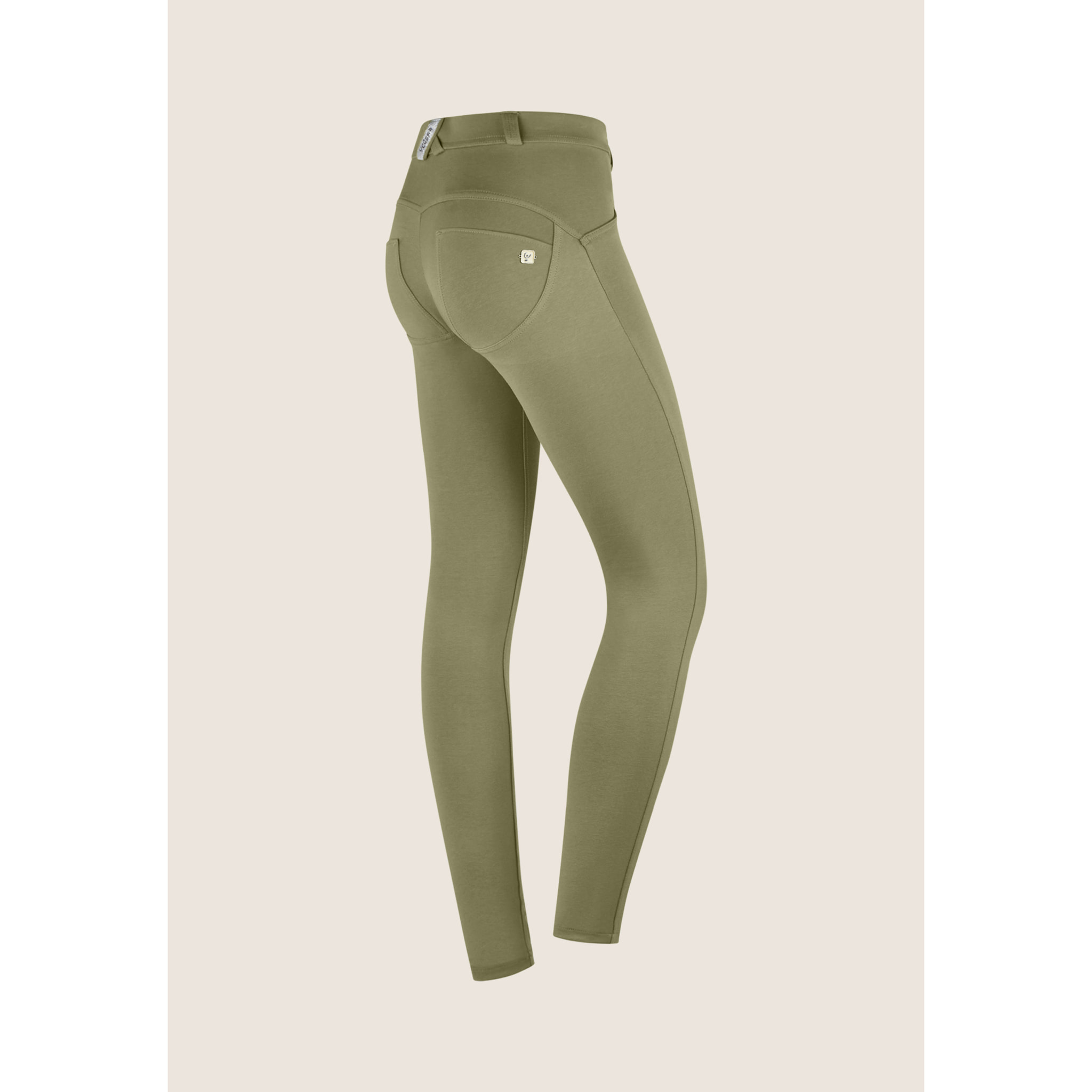 Pantaloni push up WR.UP® superskinny cotone organico