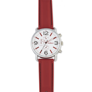 Reloj Arabians HBA2259R Hombre Analogico Cuarzo con Correa de Silicona