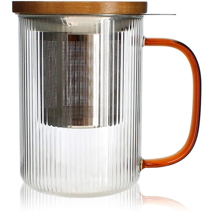 Théière OGO LIVING Tisaniere Karl Ambre 450ml