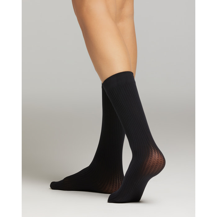 Calza Gaia a costine