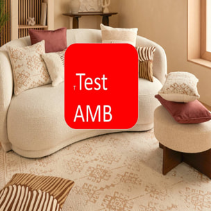 Coussin Laini blanc 58x38cm