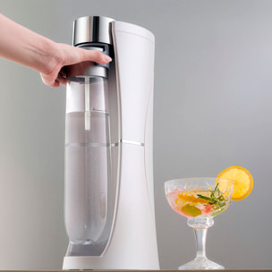 Máquina XP-010C para preparar agua con gas y bebidas carbonatadas en casa. Incluye botella de 1L.