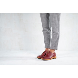 Zapatos S388 RESTORED SKIN CHESTNUT / CONCORD color Chestnut