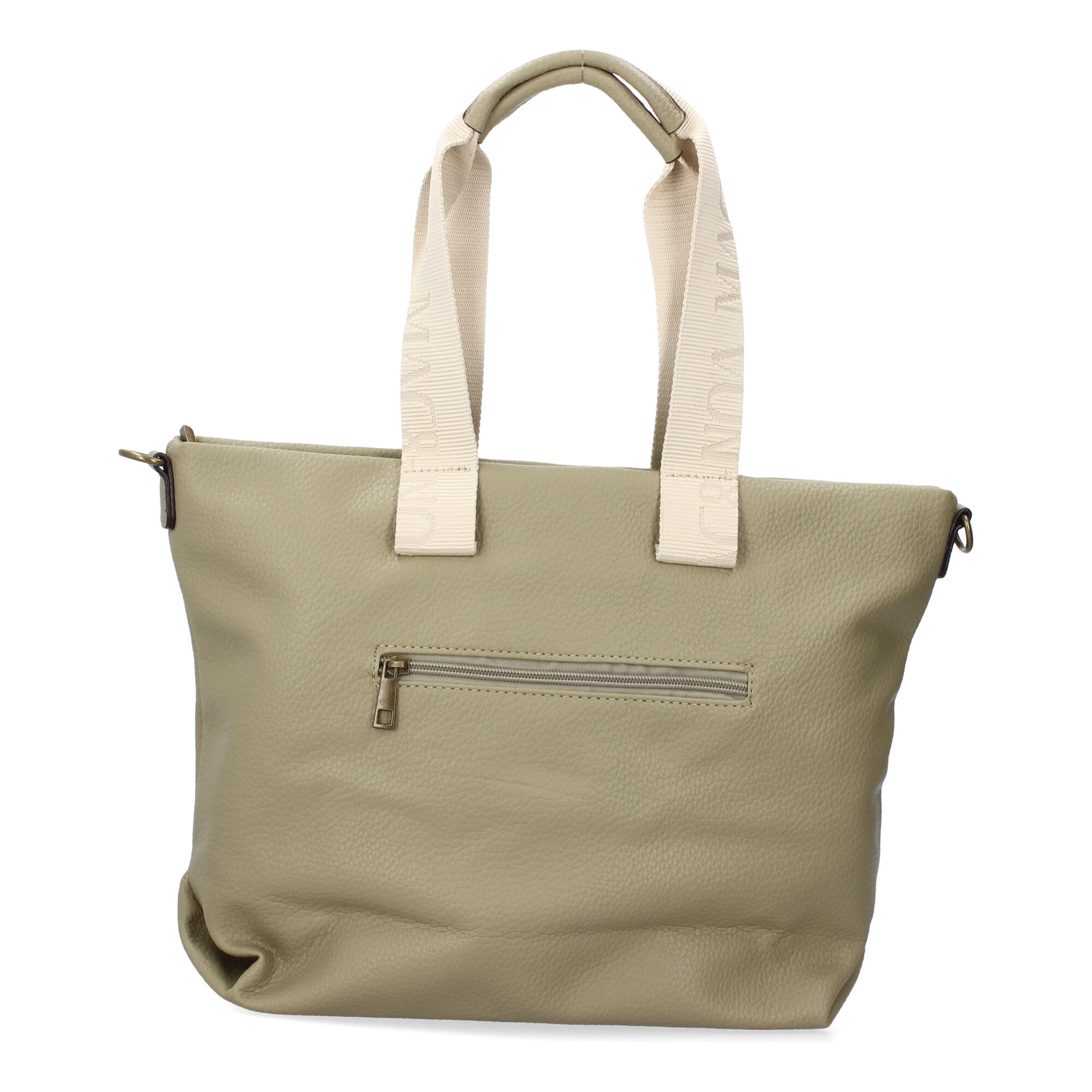Bolso de hombro para Mujer, diseño moderno, Compartimento Principal con Cremallera, Bolsillo Frontal y Trasero con Cremallera.