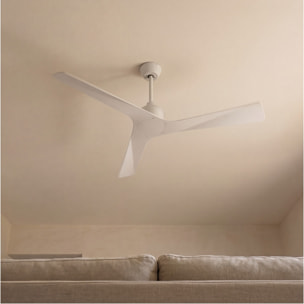 Forlight Ventilador IP20 Mogan Blanco brillante Blanco