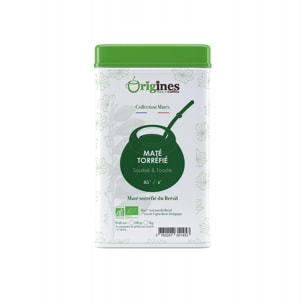 Maté bio torréfié - Boîte Métal 100g