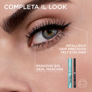 Mascara Nero Paradise Big Deal Waterproof Volumizzante Allungante Modulabile per uno Sguardo Intenso