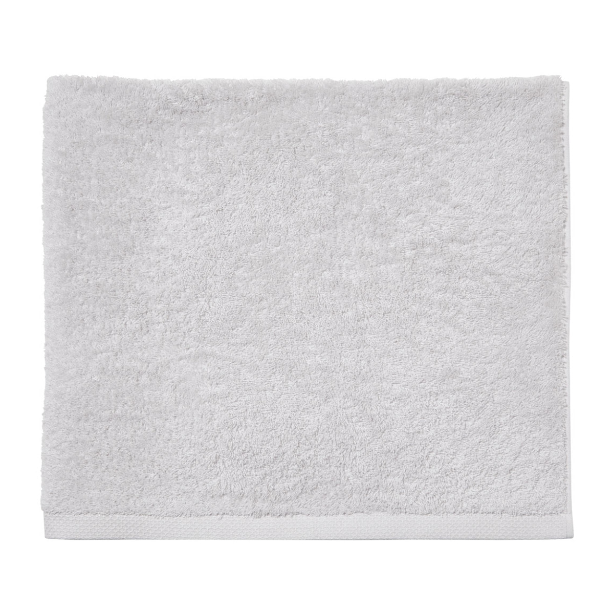 Drap de douche uni en coton, AQUA, Gris