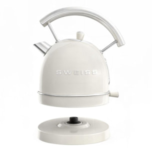 Bouilloire SWEISS vintage beige KTL8