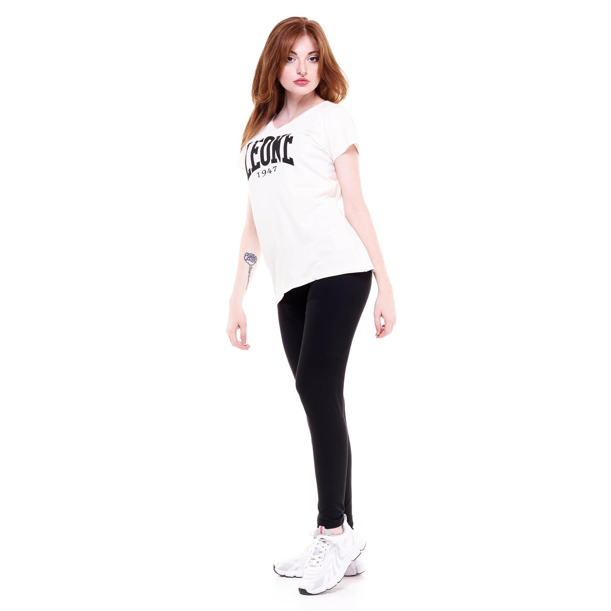T-shirt da donna maniche corte logo grande Welcome Back