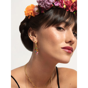 Orecchino Eye Colors Placcato Oro