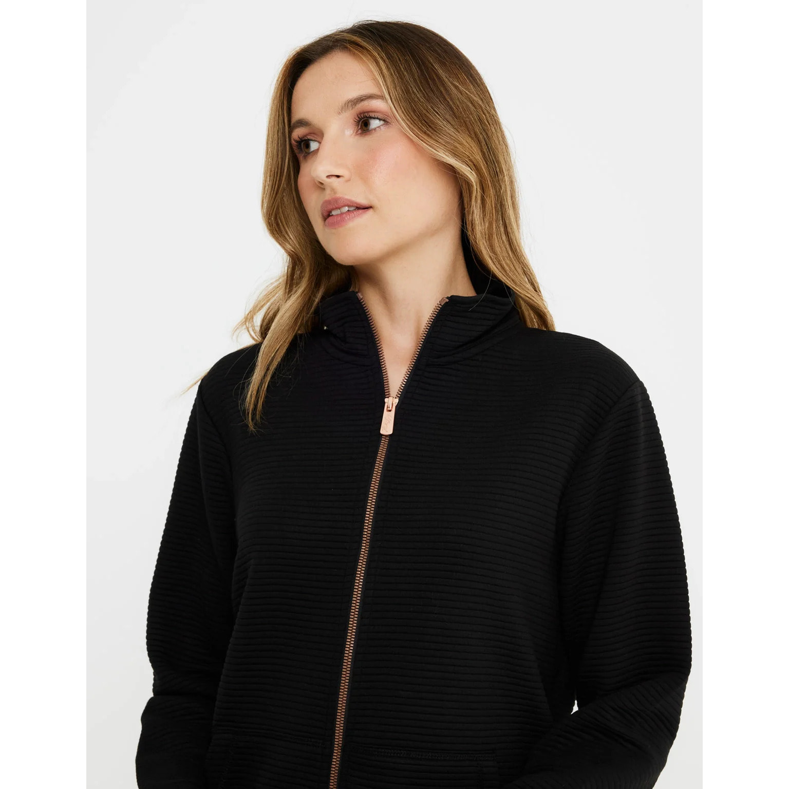 Chaqueta Cremallera Negro - Tigia