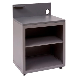 Module 2 niveaux pour cuisine d'été Oxyana gris graphite