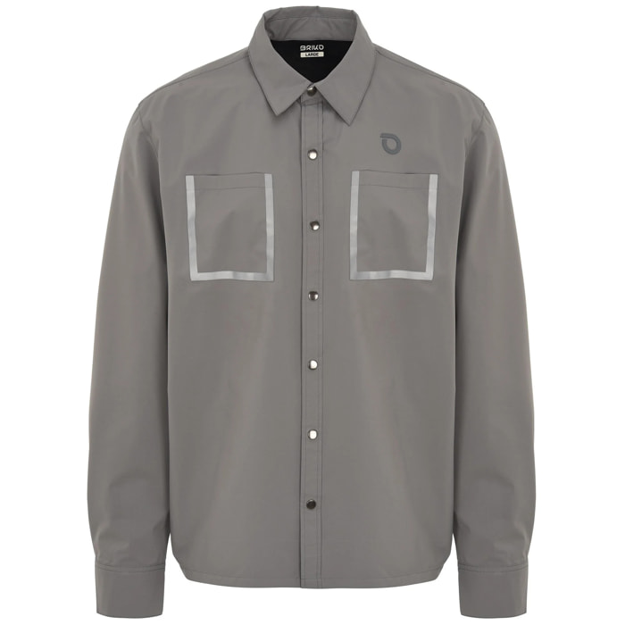 Briko - Camicie, Uomo, Grigio - District Shirt