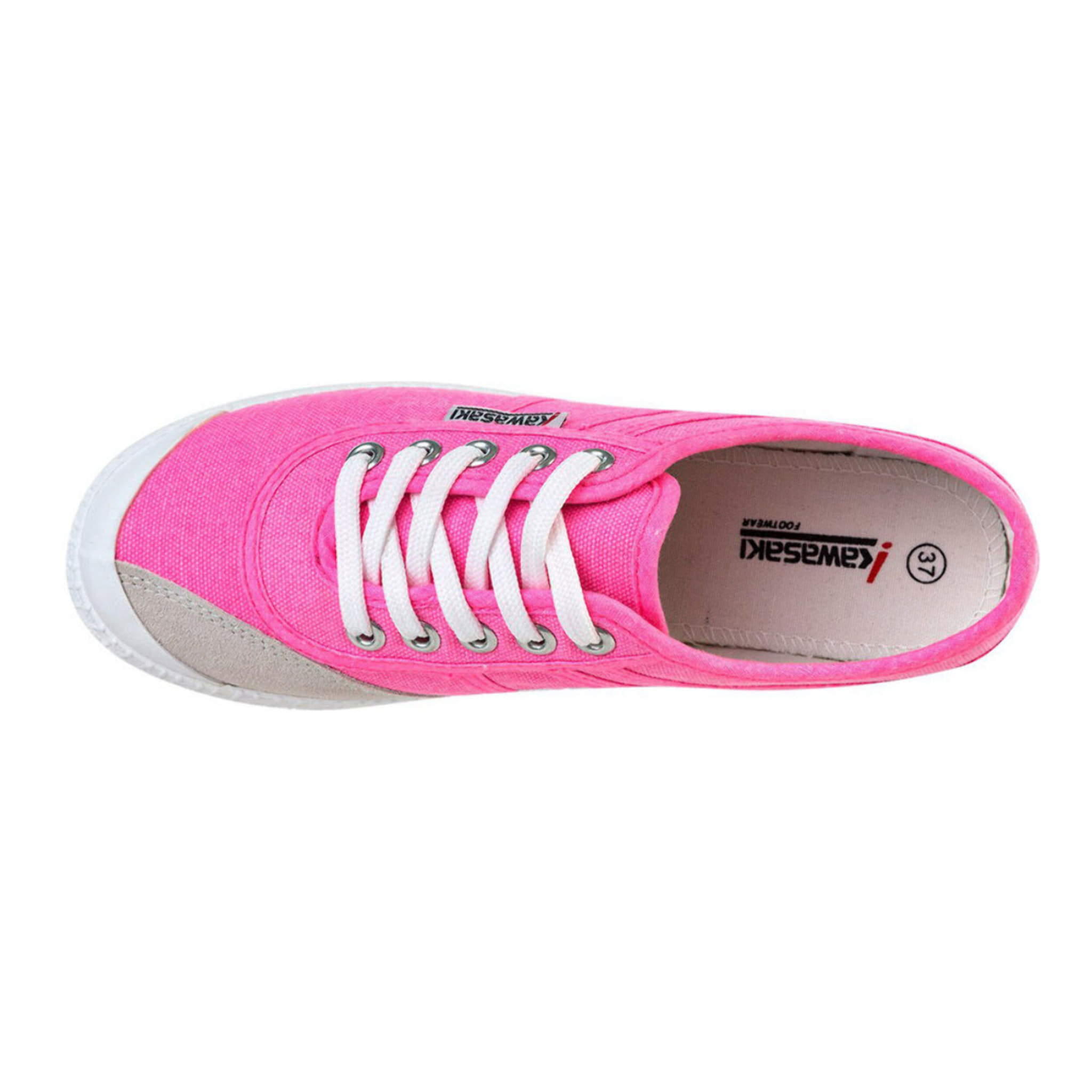 Zapatillas Sneaker para Hombre - KAWASAKI Original Neon Canvas Shoe K202428 4014 Knockout Pink