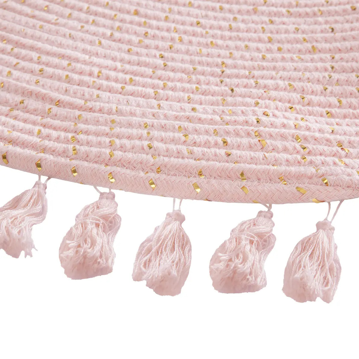Tapis enfant "Lulu" rose D90cm