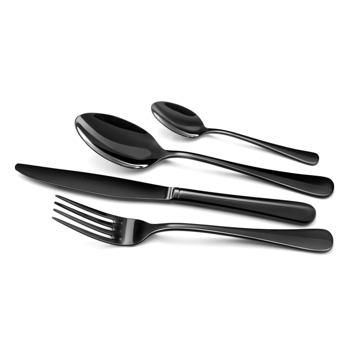 Clipper Noir - Ménagère 24 pièces