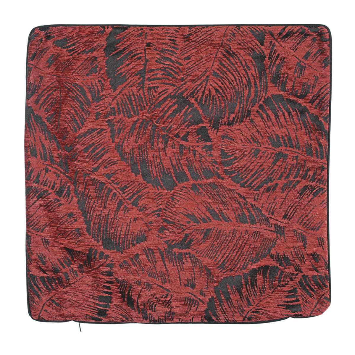 Housse de coussin esprit jungle tropicale - Orange