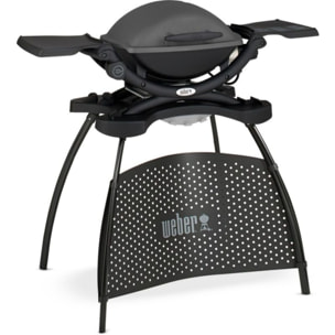 Barbecue électrique WEBER Q 1400 Stand dark grey Grill  sur pieds, 43x32 cm