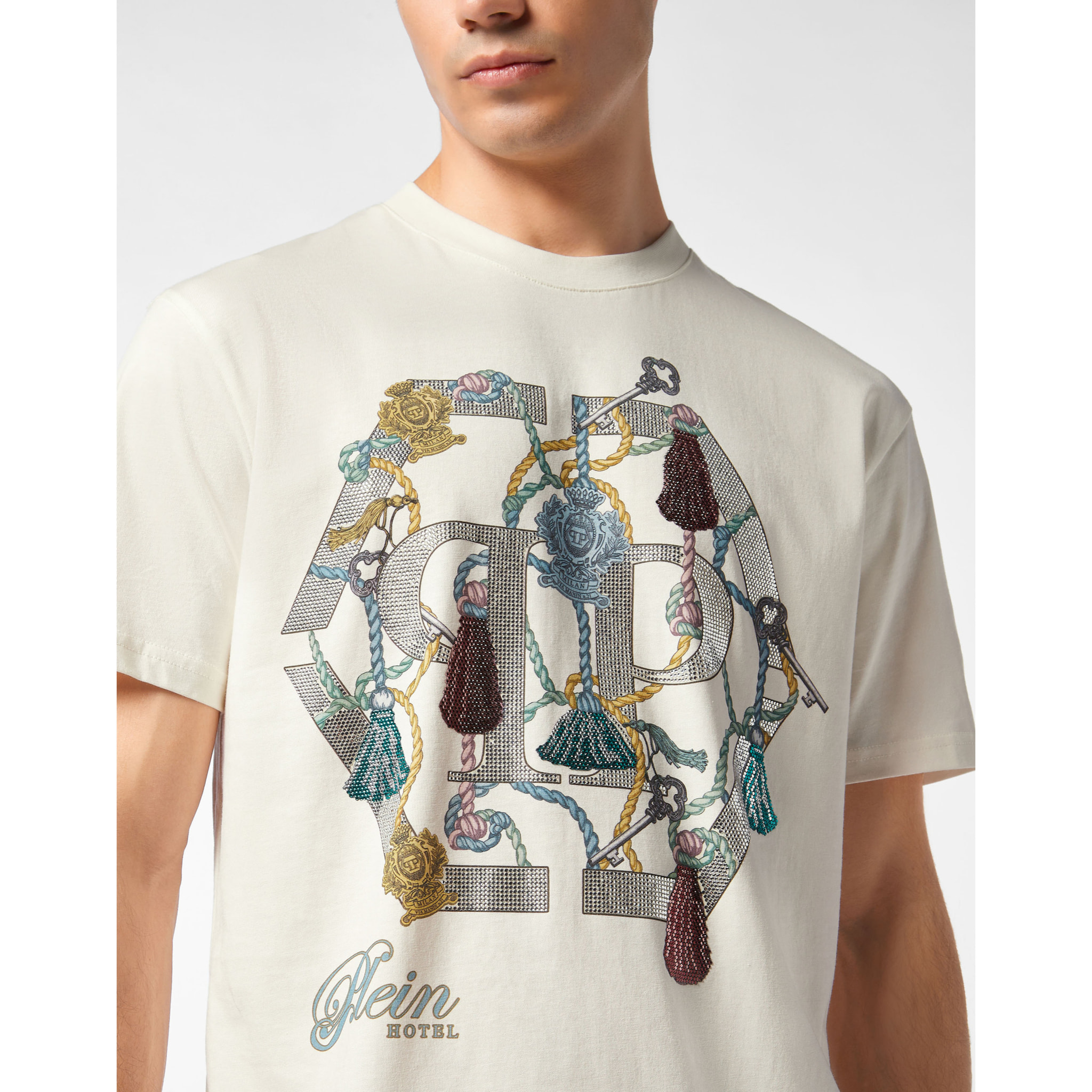 PHILIPP PLEIN Camiseta Cuello Redondo Ss