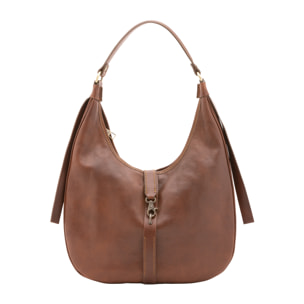 Borsa a spalla  unisex In Vera pelle Made in Italy 38x28x10 cm