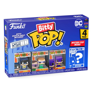 Dc Bitty Pop! Vinile Figura 4-pack Batman Adam West 2,5 Cm Funko