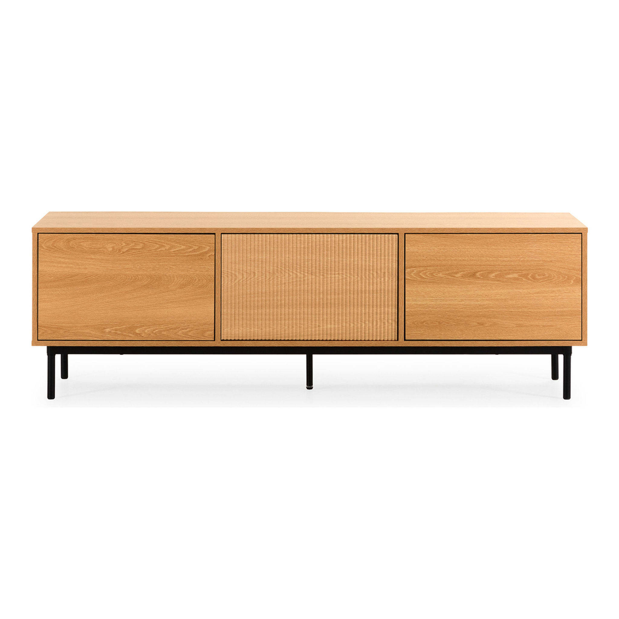 Mueble Tv Florida 3 puertas efecto Roble