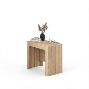 Mesa consola extensible Denis en roble canadian 50-235 cm Roble Canadian