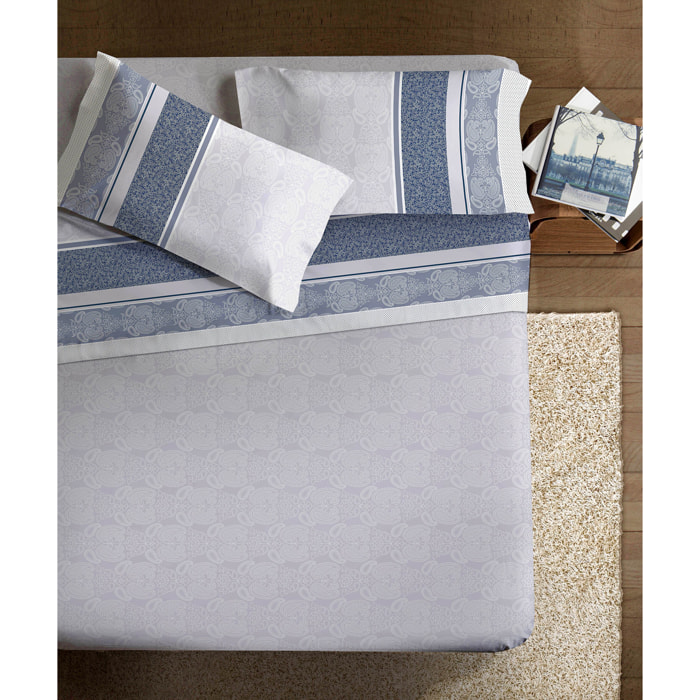 Completo letto 1 Piazza IPERSAN Art de Vivre Damasco Grigio
