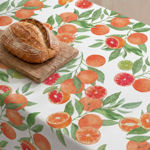 Mantel antimanchas Oranges - 100% algodón -