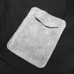 FIRENZE ARTEGIANI Borsa a Spalla da Donna Airuno Vera Pelle Scamosciata Made in Italy 30x5x30 Cm. Colore: grigio chiaro