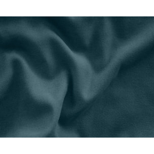 Housse en tissu pour canapé déhoussable Jake d'angle gauche 5 places - Bleu
