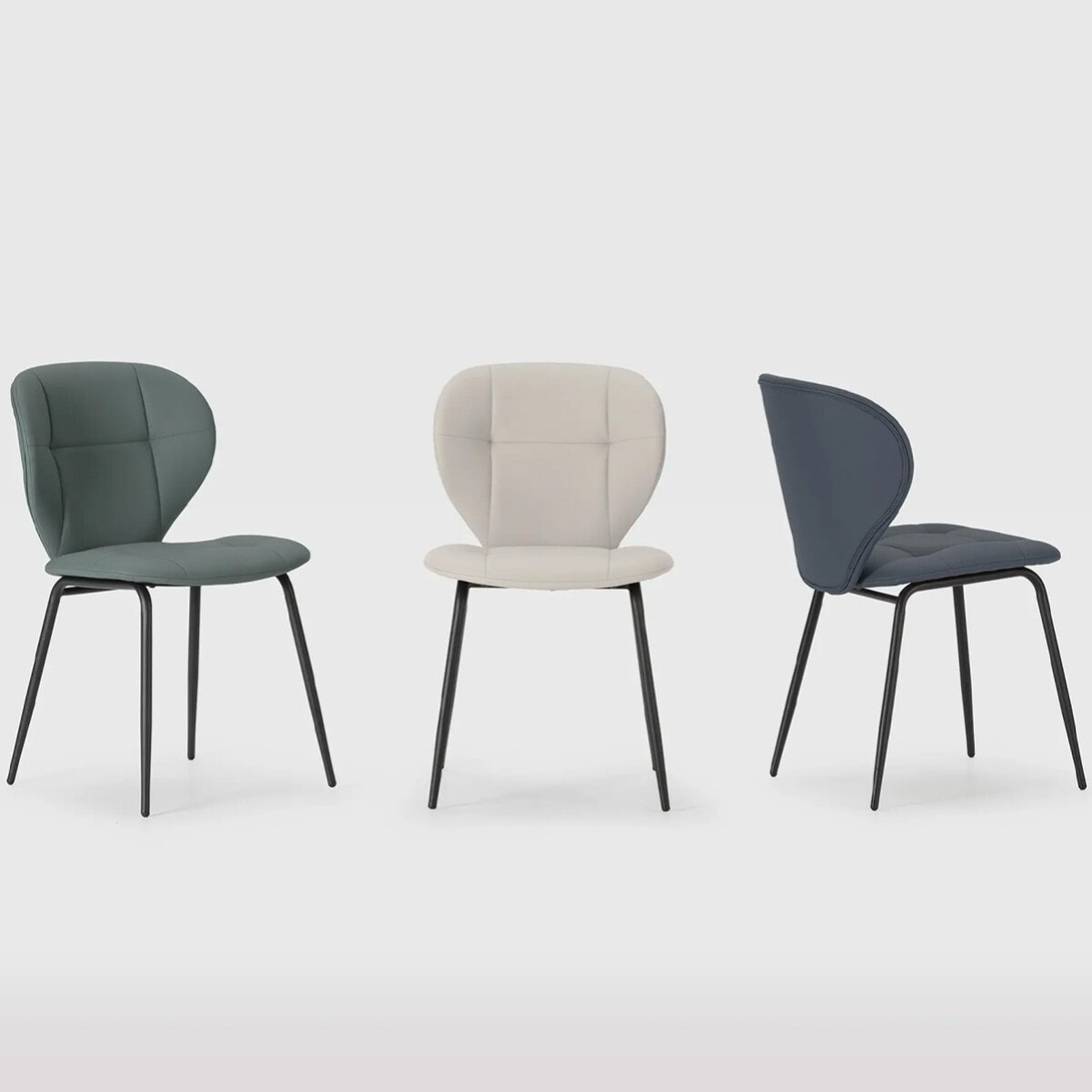 Lot de 2 chaises en tissu - SVEA