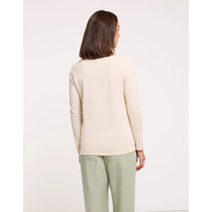 Camiseta Manga Larga Beige Claro - Imarama