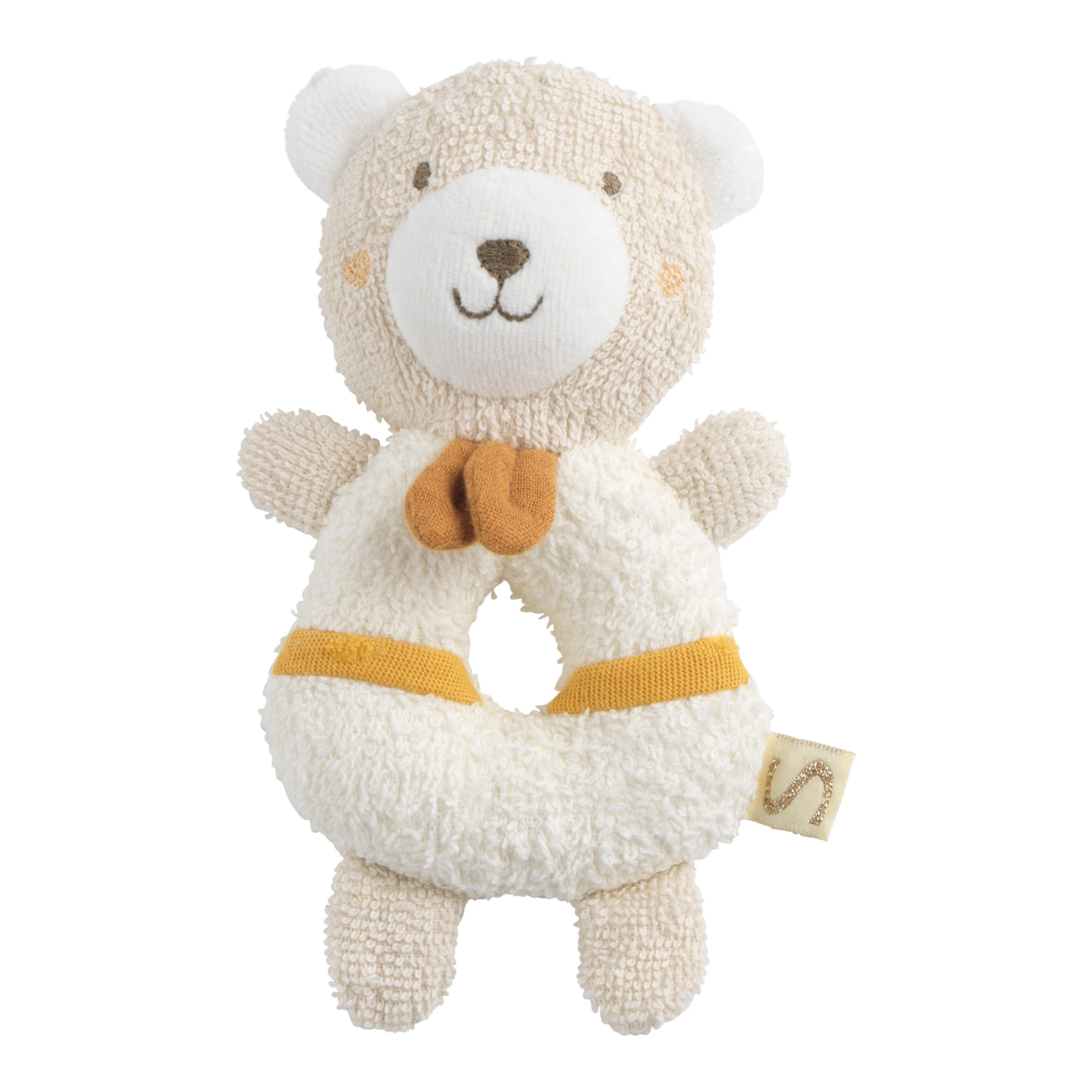 Hochet bébé en coton bio