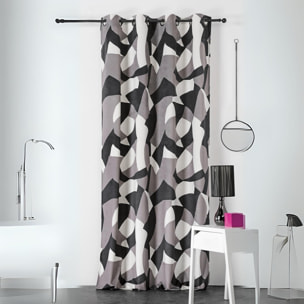Rideau d'ameublement Camo - Gris clair