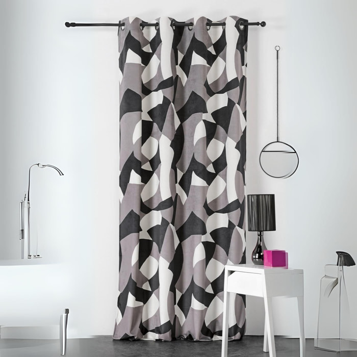 Rideau d'ameublement Camo - Gris clair