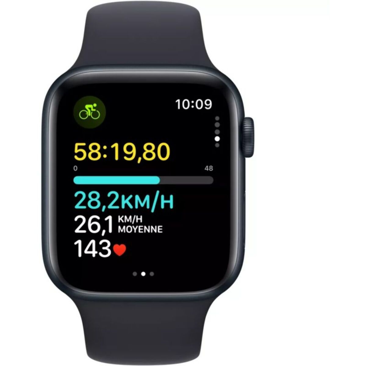 Montre connectée APPLE WATCH SE 40mm Minuit M/L Cellular