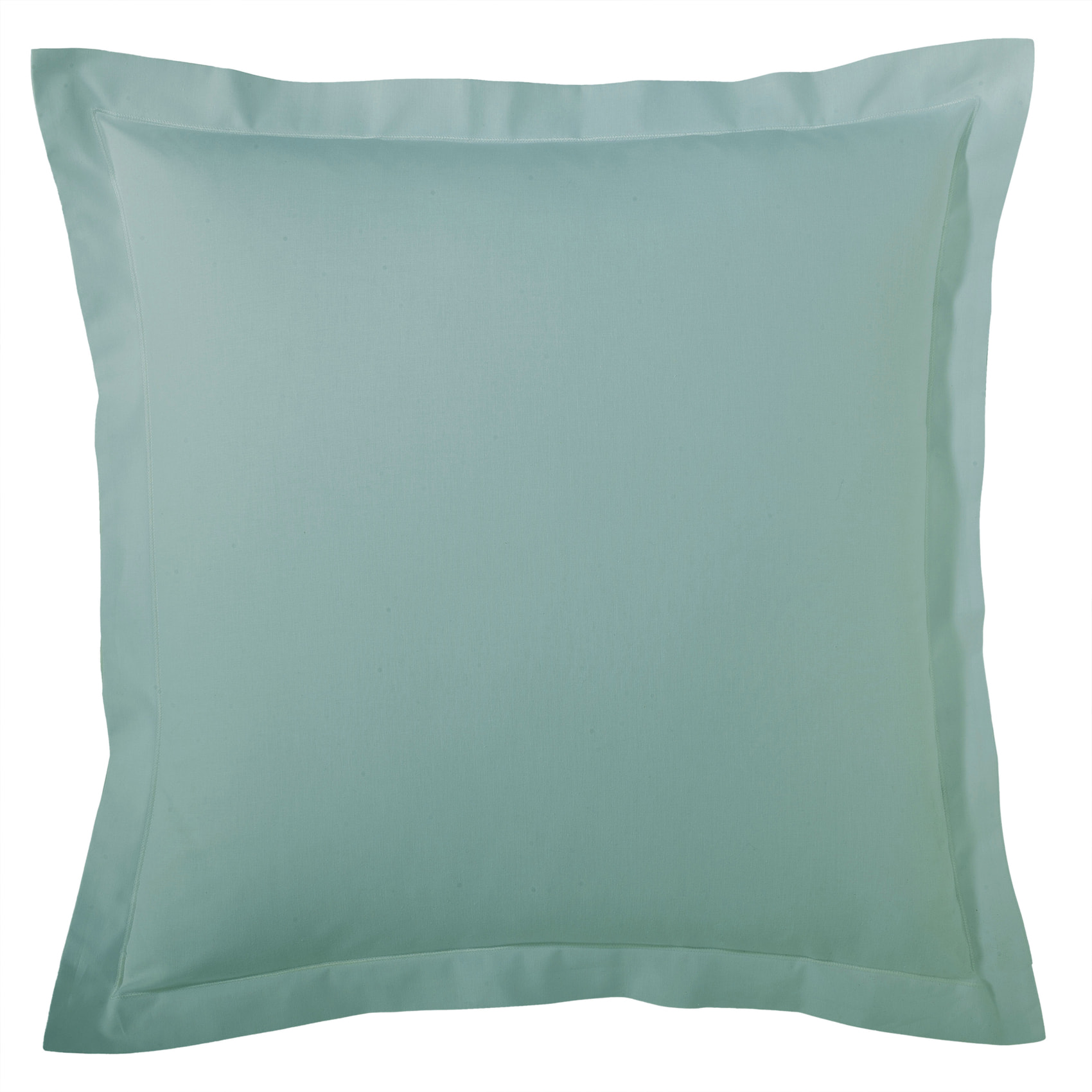Taie d’oreiller percale de coton made in France - Turquoise