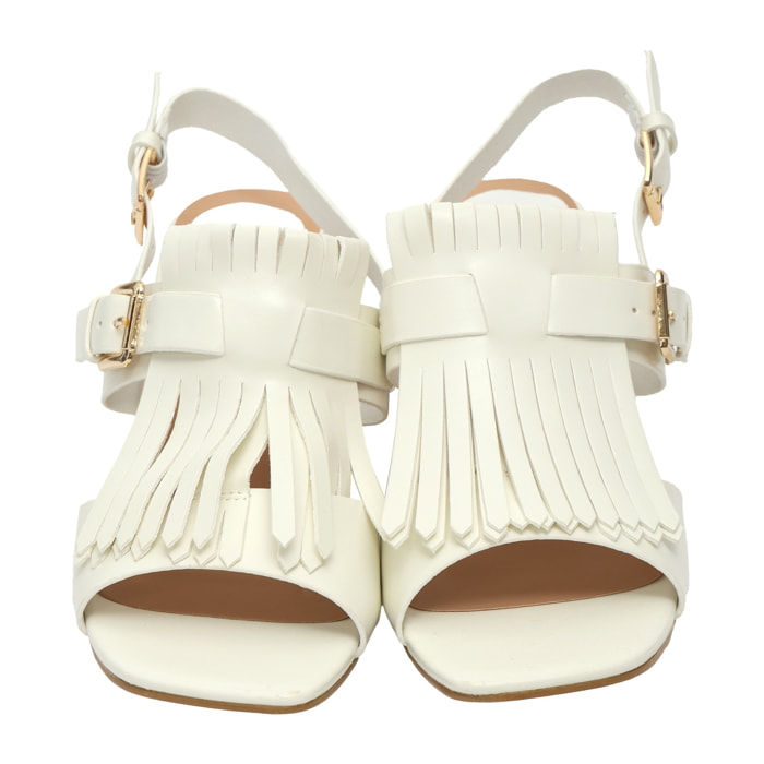 Sandali cinturino regolabile - tacco 7,5 cm