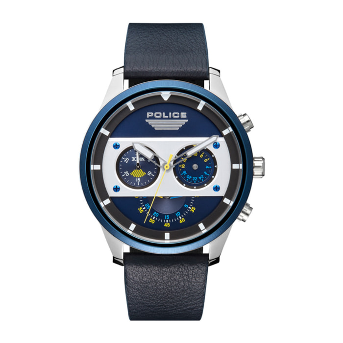 Reloj Police R1471607008 Hombre Analogico Cuarzo con Correa de Cuero
