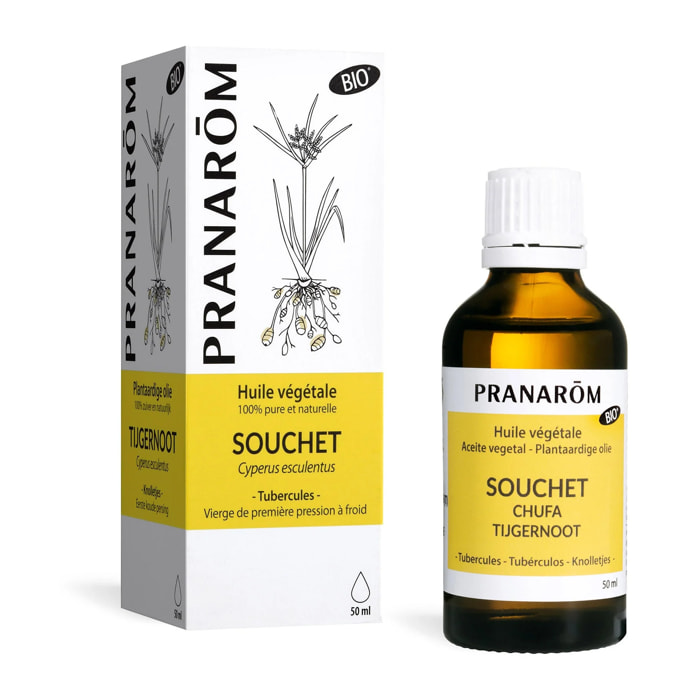 Pranarom - Huile Végétale de Souchet - Bio - 50 ml