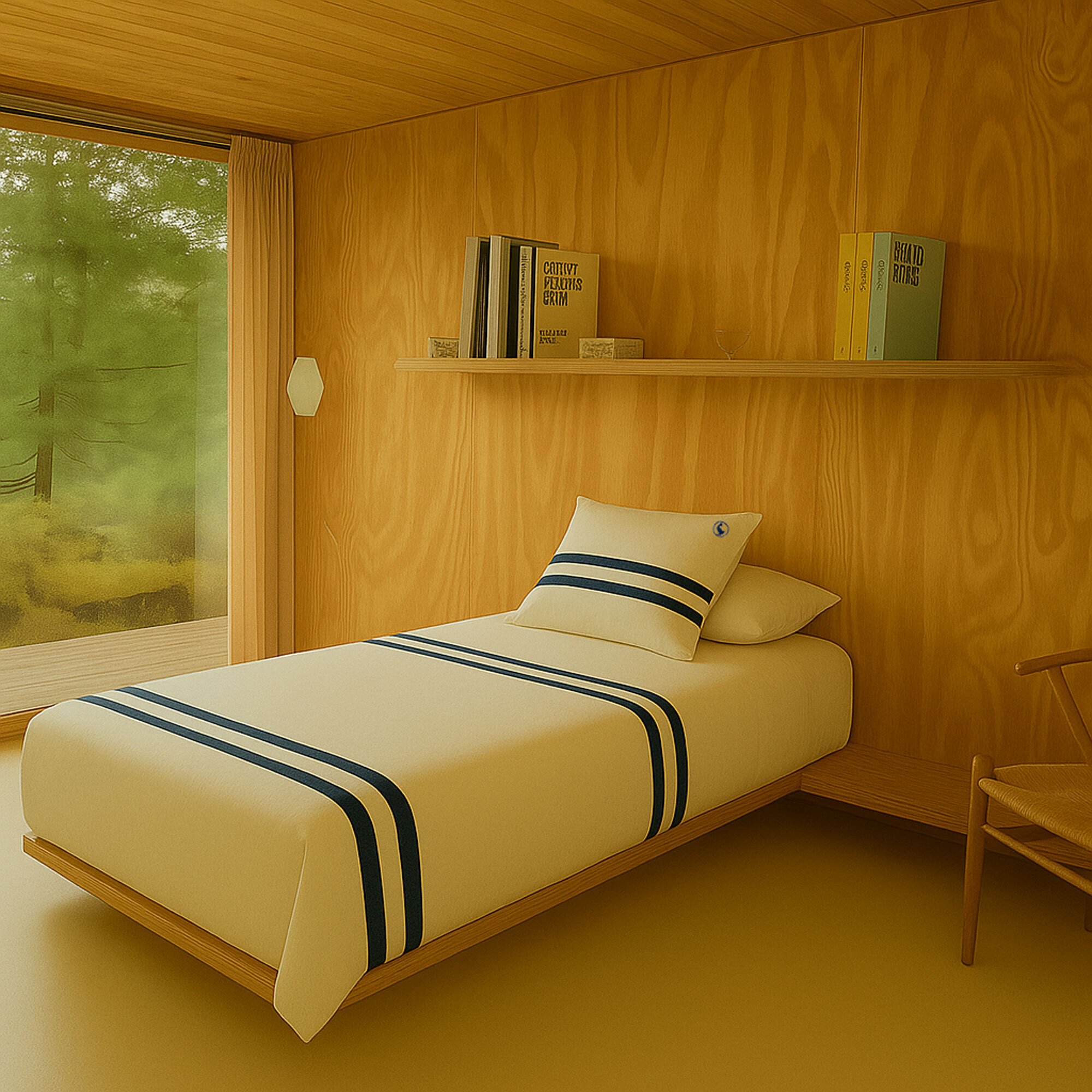 Juego de 3pzs color crudo (funda nórdica individual 155x200+30cm + sábana bajera 90x200+30cm + funda cojín 45x115cm) 100% algodón 180tc el ganso